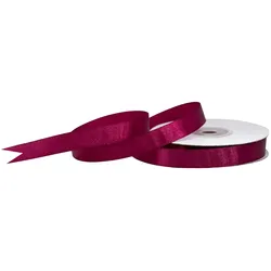 12mm Satinband 25m Schleifenband Geschenkband Stoffband Bastelband Weinrot