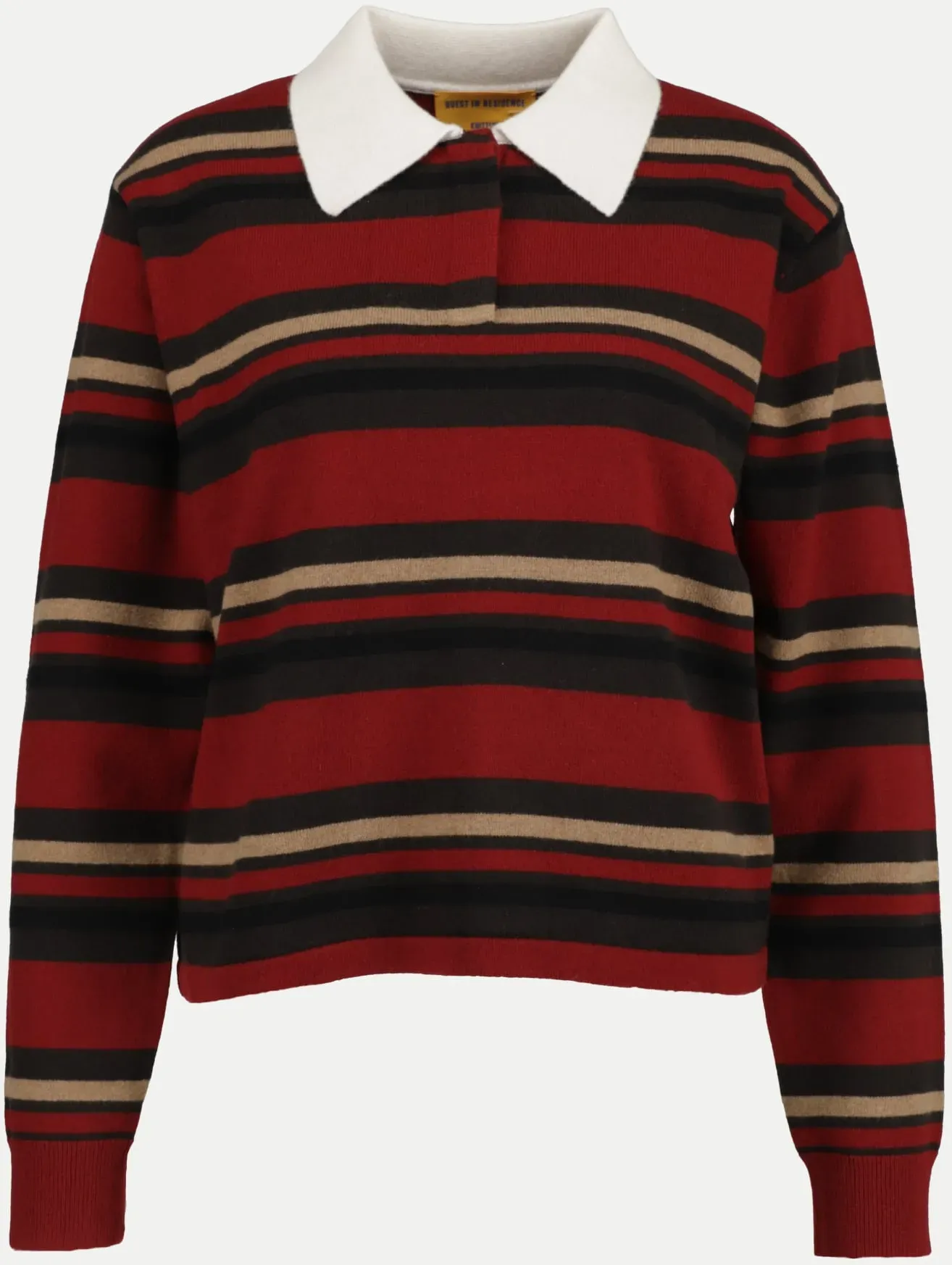 Cropped Rugbyshirt Mehrfarbig S
