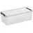 SUNWARE Q-Line Aufbewahrungsbox 48,5 x 19 x 14,7 cm 15-tlg. transparent