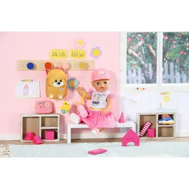 BABY BORN Puppenzubehör Kindergarten Rucksack Set Bärenform Gelb 834961