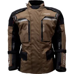 Motorradjacke ROLEFF "Enduro" Gr. XXXL, braun, Jacken, XXXL, Obermaterial: 100% Polyester, mit Protektoren, optimale Belüftung
