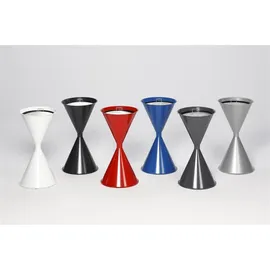 Proregal Klassischer Standascher für Innen- Außenbereich HxBxT 73 x 40 x 40 cm Stahlblech Graphit