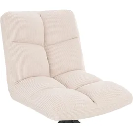 Home Deluxe Esszimmerstuhl drehbar 4er Set NODA - Creme