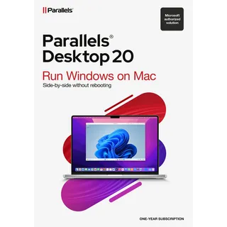 Parallels Desktop 20 Jahreslizenz, Standard, Vollversion, Mac Box, 1 Lizenz, deutsch