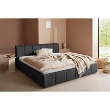 LeGer Home by Lena Gercke Polsterbett Maileen, incl. Rollrost schwarz
