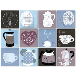 K&L Wall Art Fliesenaufkleber »I Love Coffee«, selbstklebend