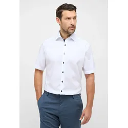 Kurzarmhemd ETERNA "MODERN FIT", Herren, Gr. 46, Normalgrößen, weiß, 100% Baumwolle, tailliert, Kurzarm, Hemden, NON IRON (bügelfrei)
