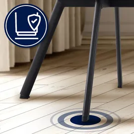 CLP 2er Set Esszimmerstuhl Jordi Samt creme