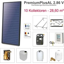 solarbayer� Solarbayer PremiumPlusAL Solarpaket 10 Stock Bruttofläche 28,60 m2 vertikal