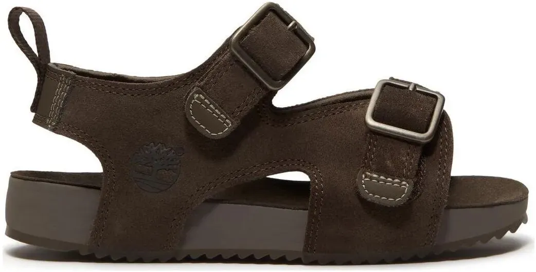 Timberland Kids Backstrap Sandal dark grey suede 3