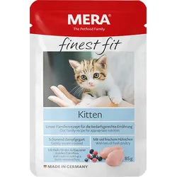 mera Finest Fit Kitten Nassfutter für heranwachsende Kätzchen | Für dein gesundes und glückliches Kätzchen | Kätzchenfutter | Hochwertige Zutaten 1.02 kg