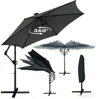 Deuline ALU Ø 300 cm Grau