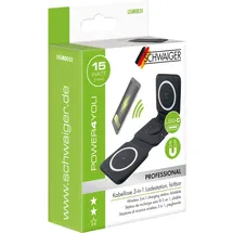 Schwaiger Ladeplatte LISM0031 Wireless 3in1 Schwarz