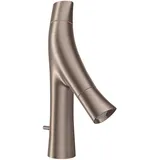 Hansgrohe Zwei-Griff-Waschtischarmatur 80 Axor Starck Organic A 116mm, m Zugst.Abl.Gar., brush. ni.