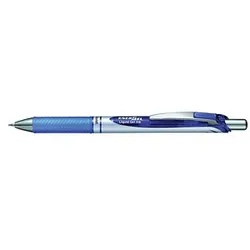 Pentel EnerGel BL77 Gelschreiber blau/silber 0,35 mm, Schreibfarbe: blau, 1 St.