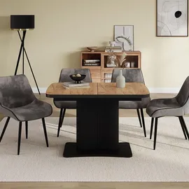 Vicco Fenaro 120 x 77,4 x 80 cm Eiche/Schwarz