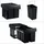 Relaxdays Einbaumülleimer 32 l Schwarz