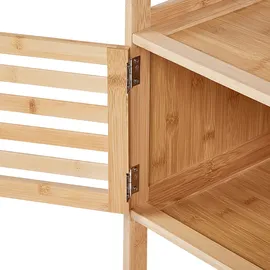 Beliani Regal Bambus Hellbraun
