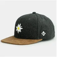 Bavarian Caps Edelweiß Klassik Snapback Cap grau ONE Size