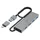 Hama USB-Hub 4 Ports USB 3.2 Gen1, inkl. USB-C-Adapter und Netzteil