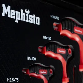 Mephisto XXXL Werkstattwagen Premium Pro Werkzeugwagen 8 Schubladen mit Werkzeug befüllt