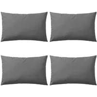 vidaXL Gartenkissen 60 x 40 cm grau 4 St.
