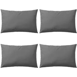 vidaXL Gartenkissen 60 x 40 cm grau 4 St.