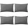 vidaXL Gartenkissen 60 x 40 cm grau 4 St.