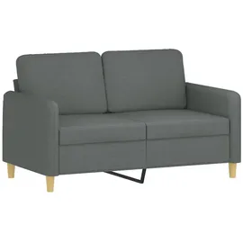 vidaXL 2-Sitzer-Sofa Dunkelgrau 120 cm Stoff