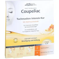 Haut in Balance Coupeliac Tuchmasken Intensiv-Kur