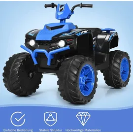 Goplus Kinder-Elektroquad blau (12V)
