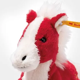 Steiff Kuscheltier Pferd 20 cm Rot