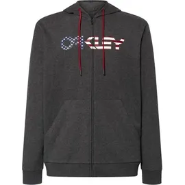 OAKLEY Teddy Full Zip Hoddie Herren Grau XL