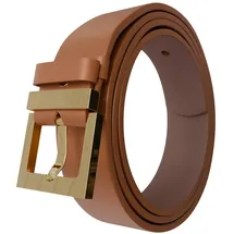 KMISSO Damengürtel Leder Gognac 120 cm