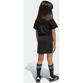 adidas Shirtkleid ADIDAS ORIGINALS "FIREBIRD DRESS", Mädchen, Gr. 116, N-Gr, schwarz, Obermaterial: 100% Polyester, Kleider Shirtkleid