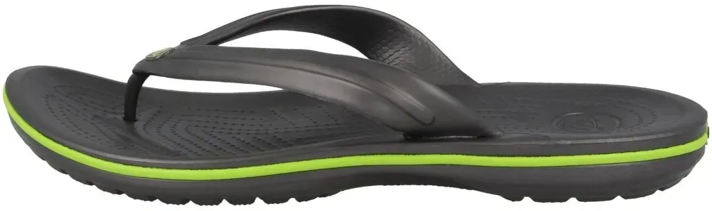 Crocs Crocband Flip Damen, Herren Flip Flops graphite, weiche Laufsohle, schnell trocknend