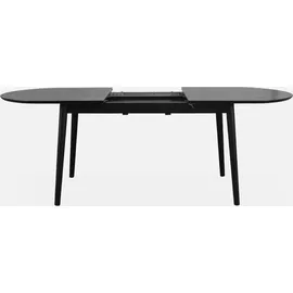 sweeek Ausziehtisch 160-210 x 75 x 90 cm schwarz