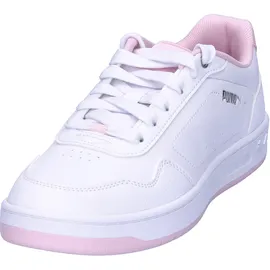 Puma Damen Court Classy Turnschuhe, Puma White Whisp Of Pink Puma Silver, 38.5 EU - 5,5 UK