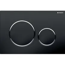 Geberit Sigma20 Betätigungsplatte schwarz/hochglanz verchromt