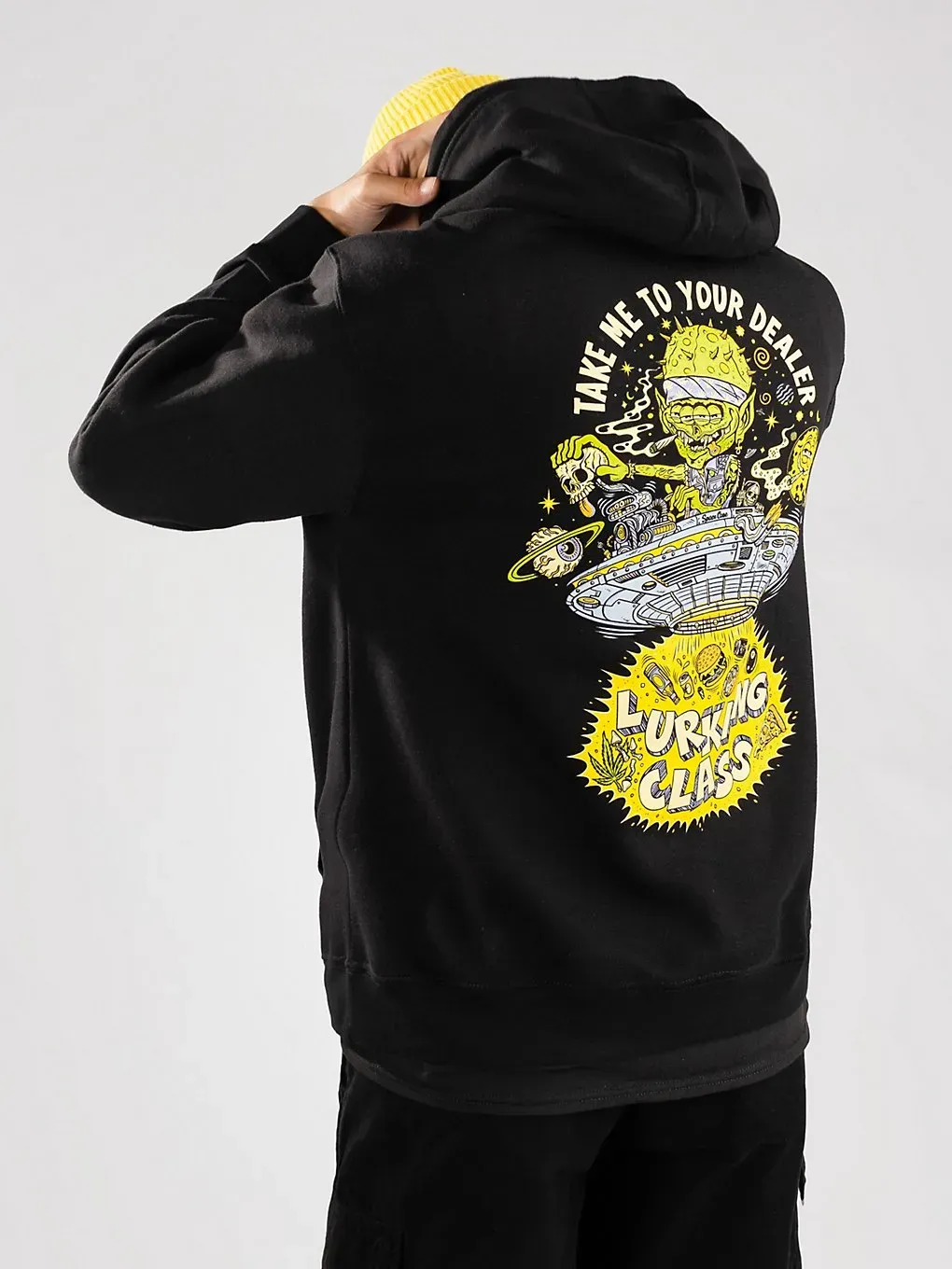 Lurking Class Dealer X Burrito Breath Hoodie black Gr. M