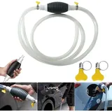 [NIE BENUTZT]Handpumpe Multifunktionale Flüssigkeitsabsaugölpumpe Ölabsaugpumpe mit Schlauch Metallklemme Ölpumpe Geeignet für Wasser, Benzin, Diesel