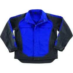 Arbeitsjacke Fulda 12209-442, kornblau/schwarzblau, Größe M - blau - M