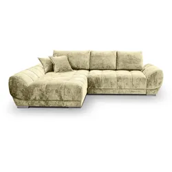 Ecksofa Violet Stoff Grün