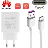 Original Huawei SuperCharge Netzteil Schnell Ladegerät + USB C Ladekabel HW-100400E00 Fast Charger Datenkabel Netzladegerät Ladeadapter P30 Lite ...