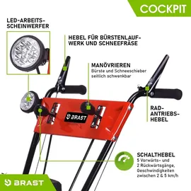 BRAST Benzin Kehrmaschine 60 cm