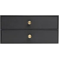 Exacompta Schubladenbox 2 Schubladen 17x355x27 cm A4 Maxi