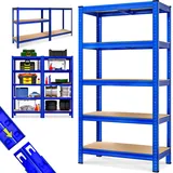monzana Schwerlastregal blau
