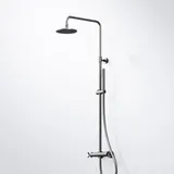 Steinberg Serie 250 Duschsystem mit Thermostatarmatur Brushed Gun Metal 2502721BGM