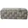 Jahnke Hockerbank WEB ART L Samt 118 x 43 x 50 cm Grau
