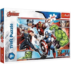 Trefl Puzzle Trefl 23000 Marvel Avengers 300 Teile Puzzle, 300 Puzzleteile, Made in Europe bunt